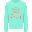 Not a Food Belly New Baby Pregnancy Pregnant Mens Sweatshirt Jumper Peppermint