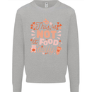 Not a Food Belly New Baby Pregnancy Pregnant Mens Sweatshirt Jumper Sports Grey