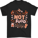Not a Food Belly New Baby Pregnancy Pregnant Mens T-Shirt 100% Cotton Black