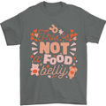 Not a Food Belly New Baby Pregnancy Pregnant Mens T-Shirt 100% Cotton Charcoal