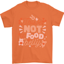 Not a Food Belly New Baby Pregnancy Pregnant Mens T-Shirt 100% Cotton Orange