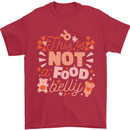 Not a Food Belly New Baby Pregnancy Pregnant Mens T-Shirt 100% Cotton Red