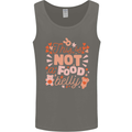 Not a Food Belly New Baby Pregnancy Pregnant Mens Vest Tank Top Charcoal