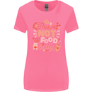 Not a Food Belly New Baby Pregnancy Pregnant Womens Wider Cut T-Shirt Azalea
