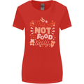 Not a Food Belly New Baby Pregnancy Pregnant Womens Wider Cut T-Shirt Red