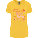 Not a Food Belly New Baby Pregnancy Pregnant Womens Wider Cut T-Shirt Yellow