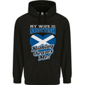 Nothing Scares Me My Wife is Scottish Scotland Childrens Kids Hoodie Black