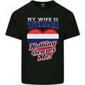 Nothing Scares Me My Wife is Thai Thailand Kids T-Shirt Childrens Black