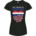Nothing Scares Me My Wife is Thai Thailand Womens Petite Cut T-Shirt Black