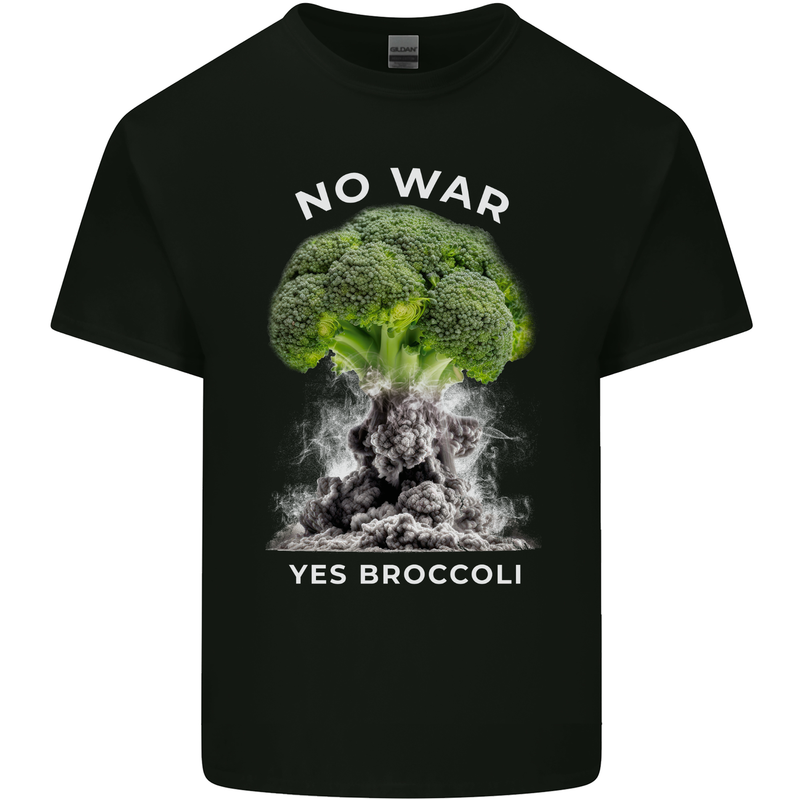 Nuclear Broccoli Kids T-Shirt Childrens Black