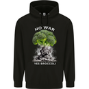 Nuclear Broccoli Mens 80% Cotton Hoodie Black