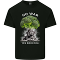 Nuclear Broccoli Mens Cotton T-Shirt Tee Top Black