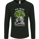 Nuclear Broccoli Mens Long Sleeve T-Shirt Black