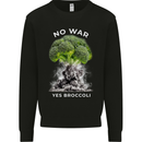 Nuclear Broccoli Mens Sweatshirt Jumper Black