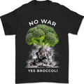 Nuclear Broccoli Mens T-Shirt 100% Cotton Black