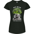 Nuclear Broccoli Womens Petite Cut T-Shirt Black