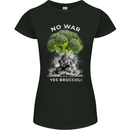Nuclear Broccoli Womens Petite Cut T-Shirt Black