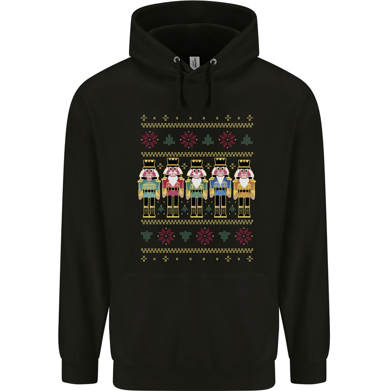 Nutcracker Christmas Xmas Traditional Childrens Kids Hoodie Black