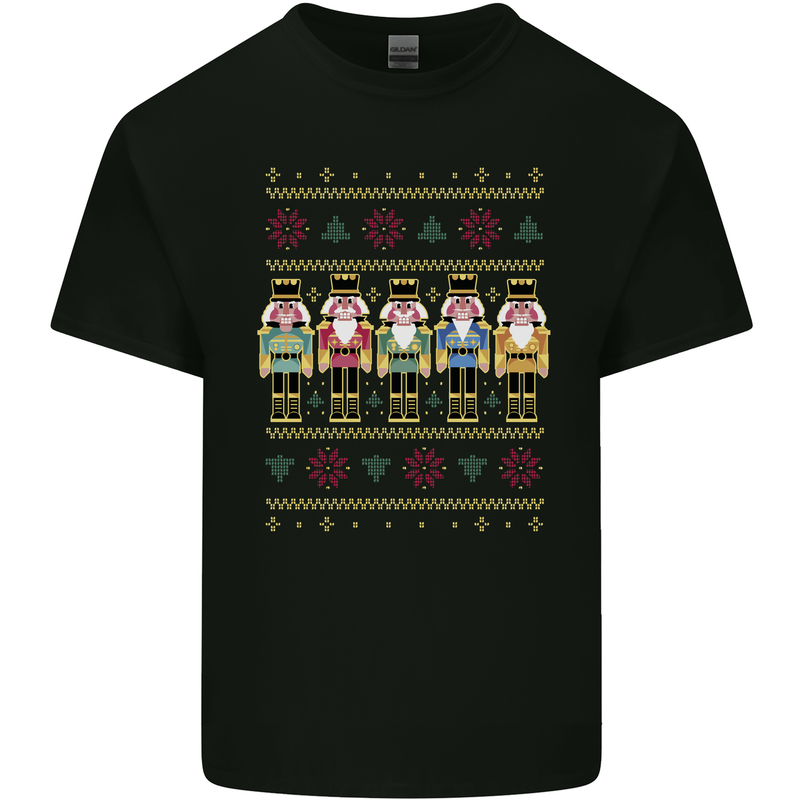 Nutcracker Christmas Xmas Traditional Kids T-Shirt Childrens Black