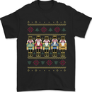 Nutcracker Christmas Xmas Traditional Mens T-Shirt 100% Cotton Black