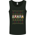 Nutcracker Christmas Xmas Traditional Mens Vest Tank Top Black