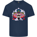 Nutcracker Joypad Gaming Joy Stick Gamer Mens Cotton T-Shirt Tee Top Navy Blue