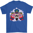 Nutcracker Joypad Gaming Joy Stick Gamer Mens T-Shirt 100% Cotton Royal Blue