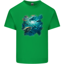 Ocean Great White Sharks Kids T-Shirt Childrens Irish Green