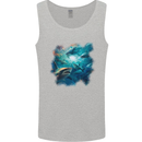 Ocean Great White Sharks Mens Vest Tank Top Sports Grey