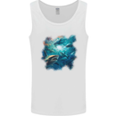 Ocean Great White Sharks Mens Vest Tank Top White