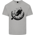 Ocean Scuba Diver Diving Mens Cotton T-Shirt Tee Top Sports Grey