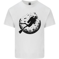 Ocean Scuba Diver Diving Mens Cotton T-Shirt Tee Top White