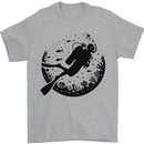 Ocean Scuba Diver Diving Mens T-Shirt 100% Cotton Sports Grey