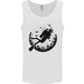Ocean Scuba Diver Diving Mens Vest Tank Top White