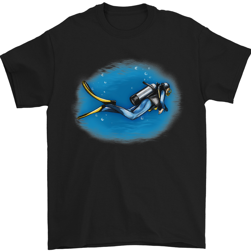 Scuba Diving T-Shirt Deep Sea Diver Mens Funny 2