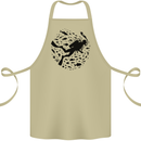 Ocean Scuba Diving Diver Cotton Apron 100% Organic Khaki