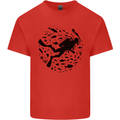 Ocean Scuba Diving Diver Mens Cotton T-Shirt Tee Top Red