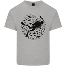 Ocean Scuba Diving Diver Mens Cotton T-Shirt Tee Top Sports Grey