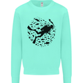 Ocean Scuba Diving Diver Mens Sweatshirt Jumper Peppermint