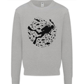 Ocean Scuba Diving Diver Mens Sweatshirt Jumper Sports Grey