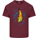 Octo Banana Funny Octopus Squid Parody Mens Cotton T-Shirt Tee Top Maroon