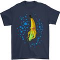 Octo Banana Funny Octopus Squid Parody Mens T-Shirt 100% Cotton Navy Blue