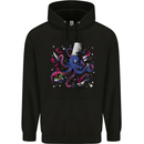 Octo Chef Funny Octopus Cook Cooking Childrens Kids Hoodie Black