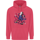 Octo Chef Funny Octopus Cook Cooking Childrens Kids Hoodie Heliconia
