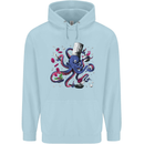 Octo Chef Funny Octopus Cook Cooking Childrens Kids Hoodie Light Blue
