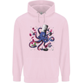 Octo Chef Funny Octopus Cook Cooking Childrens Kids Hoodie Light Pink