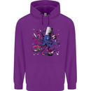 Octo Chef Funny Octopus Cook Cooking Childrens Kids Hoodie Purple