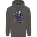 Octo Chef Funny Octopus Cook Cooking Childrens Kids Hoodie Storm Grey