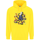 Octo Chef Funny Octopus Cook Cooking Childrens Kids Hoodie Yellow