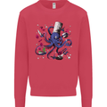 Octo Chef Funny Octopus Cook Cooking Kids Sweatshirt Jumper Heliconia